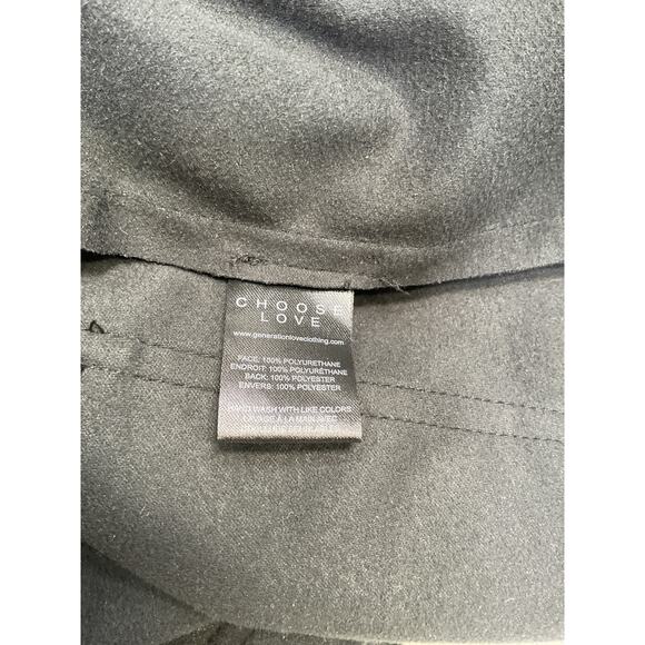 Generation Love 'Amirah' Black Button Faux Leather Pants Size 0 - Picture 5 of 5